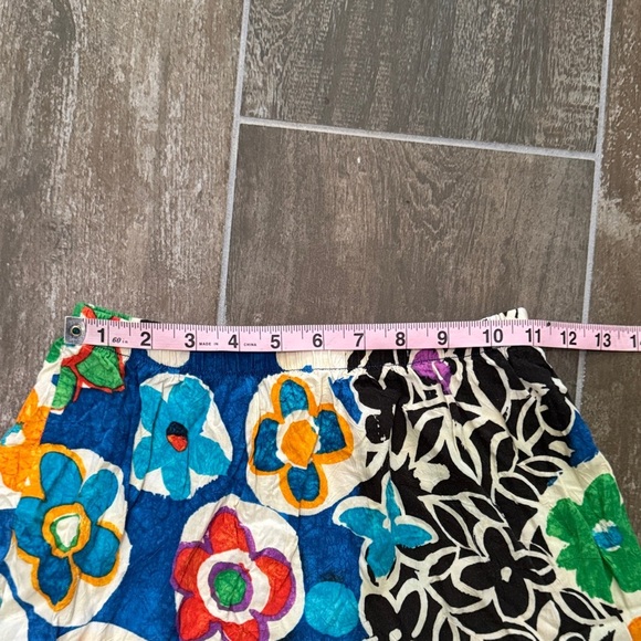 Jams World Vintage Multicolor Floral Mini Skirt - Picture 5 of 9